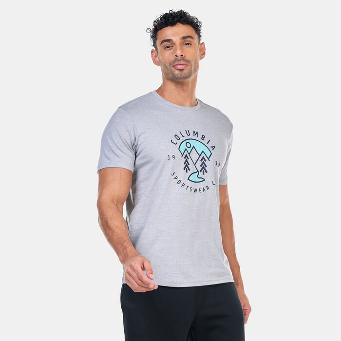 Columbia Men's Rapid Ridge™ Graphic T-Shirt Grey Columbia Men's Rapid Ridge™ Graphic T-Shirt Grey image number 0