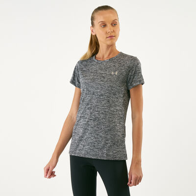 Under Armour Women's UA Tech™ Twist Training T-Shirt Black