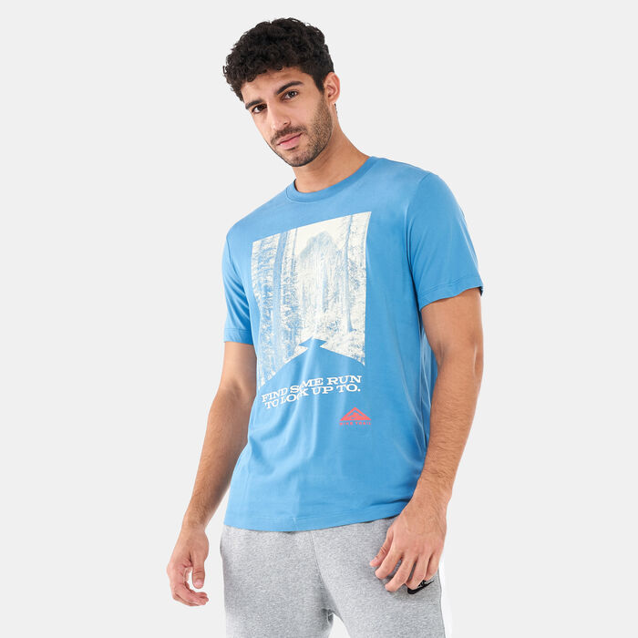 Nike Men's Dri-FIT DB Trail SSNL T-Shirt Blue Nike Men's Dri-FIT DB Trail SSNL T-Shirt Blue image number 0