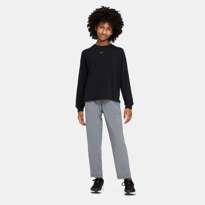 Nike Kids' Yoga Dri-FIT T-Shirt Black Nike Kids' Yoga Dri-FIT T-Shirt Black image number 2