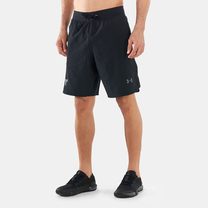 Under Armour Men's Project Rock Snap Shorts Black Under Armour Men's Project Rock Snap Shorts Black image number 0