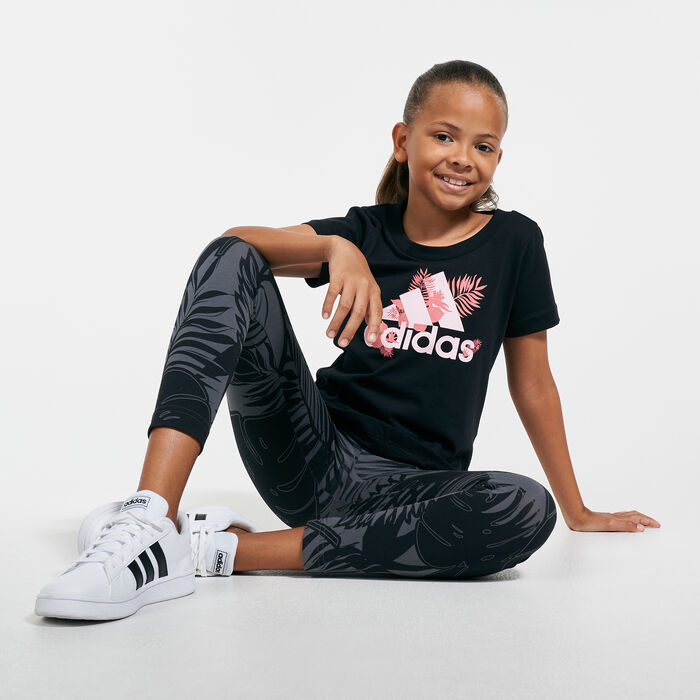 adidas Kids' Future Icons Leggings Black adidas Kids' Future Icons Leggings Black image number 2