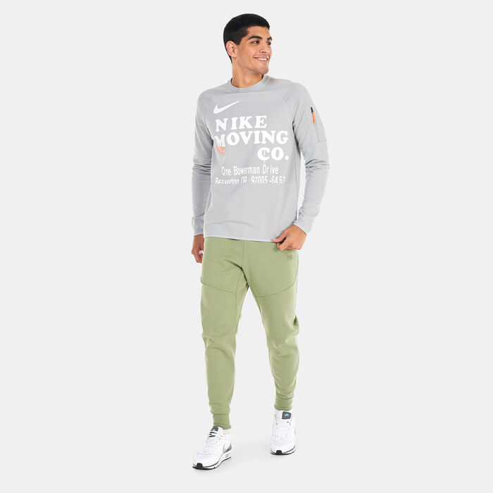 Nike Men's Dri-FIT Long-Sleeve Fitness Top Grey Nike Men's Dri-FIT Long-Sleeve Fitness Top Grey image number 2