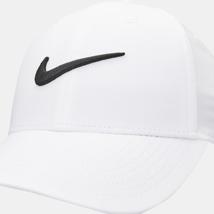 Nike Men's Dri-FIT Club Structured Swoosh Cap White image number 2