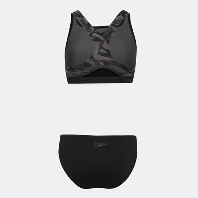 Speedo Women's Hyperboom Two-Piece Bikini Black Speedo Women's Hyperboom Two-Piece Bikini Black