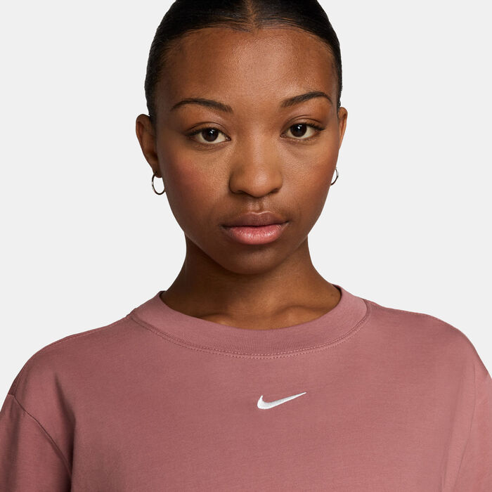 Nike Women's Sportswear Essential T-Shirt Peach Nike Women's Sportswear Essential T-Shirt Peach image number 2