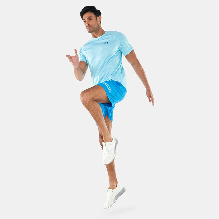 Under Armour Men's Woven Graphic Wordmark Shorts Blue Under Armour Men's Woven Graphic Wordmark Shorts Blue image number 2