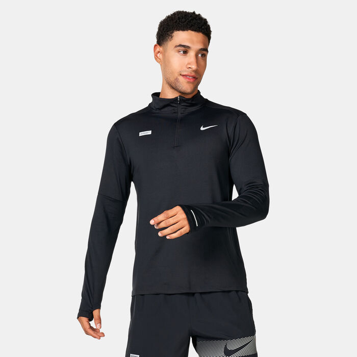 Nike Men's Flash Dri-FIT Running Top Black image number 0