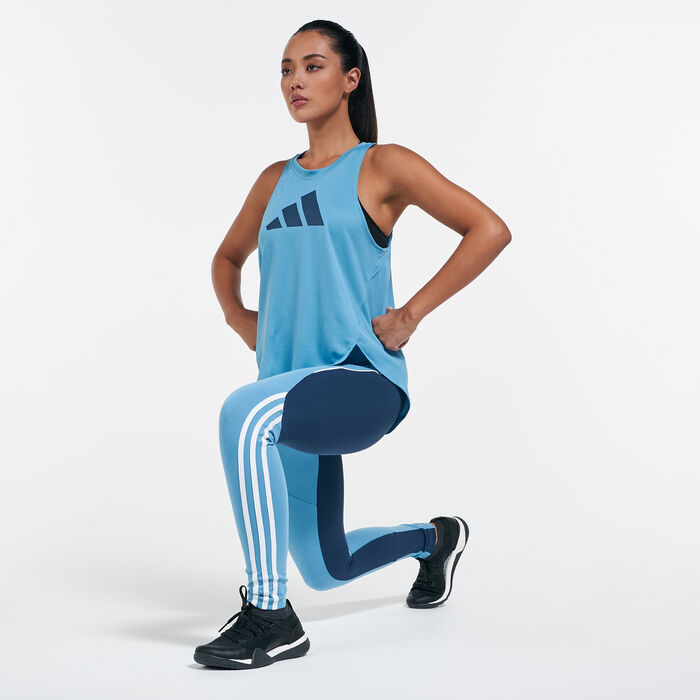 adidas Women's Sportswear Leggings Blue image number 2