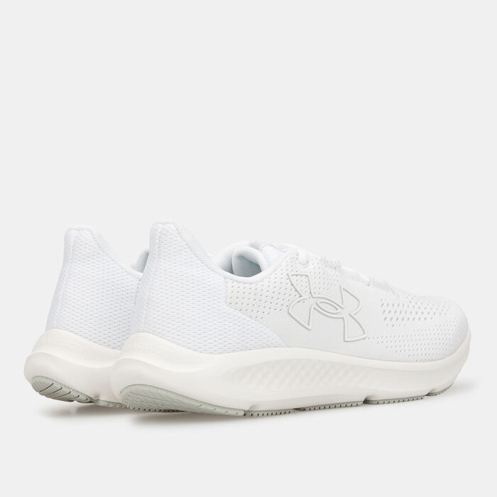 Under Armour Women's Charged Pursuit 3 Big Logo Running Shoes White image number 3