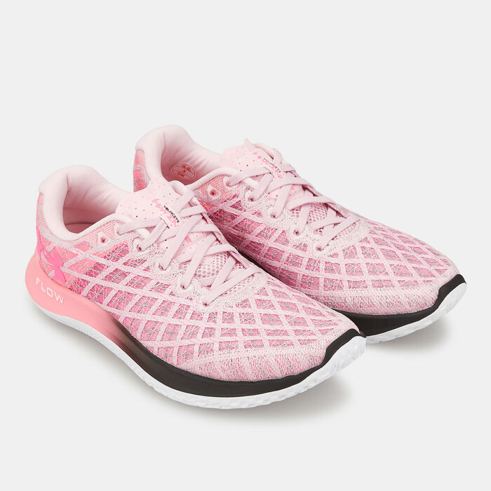Under Armour Women's UA FLOW Velociti Wind 2 Shoe Pink Under Armour Women's UA FLOW Velociti Wind 2 Shoe Pink image number 1