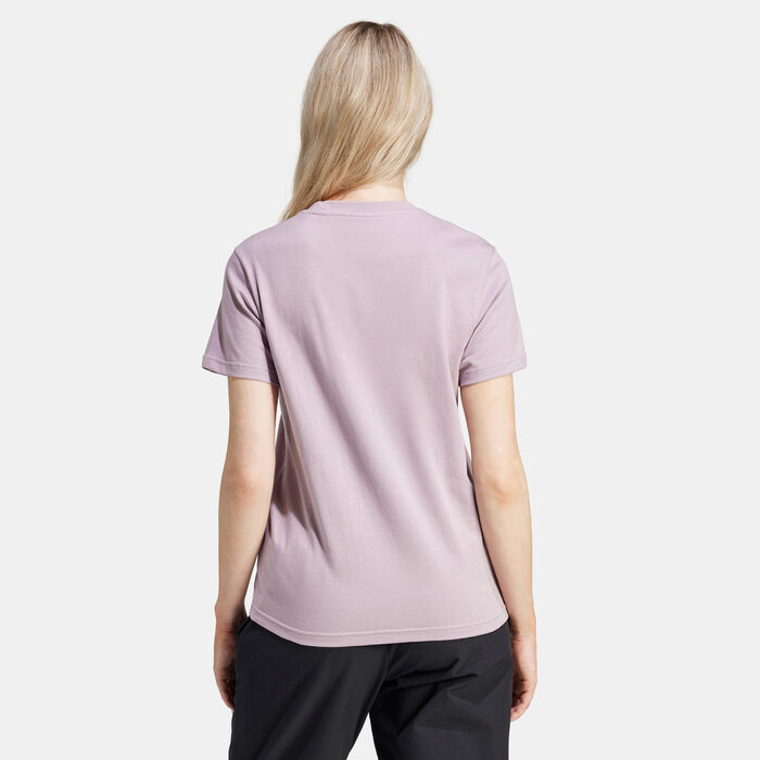 adidas Women's Metallic Graphic T-Shirt Purple adidas Women's Metallic Graphic T-Shirt Purple image number 1