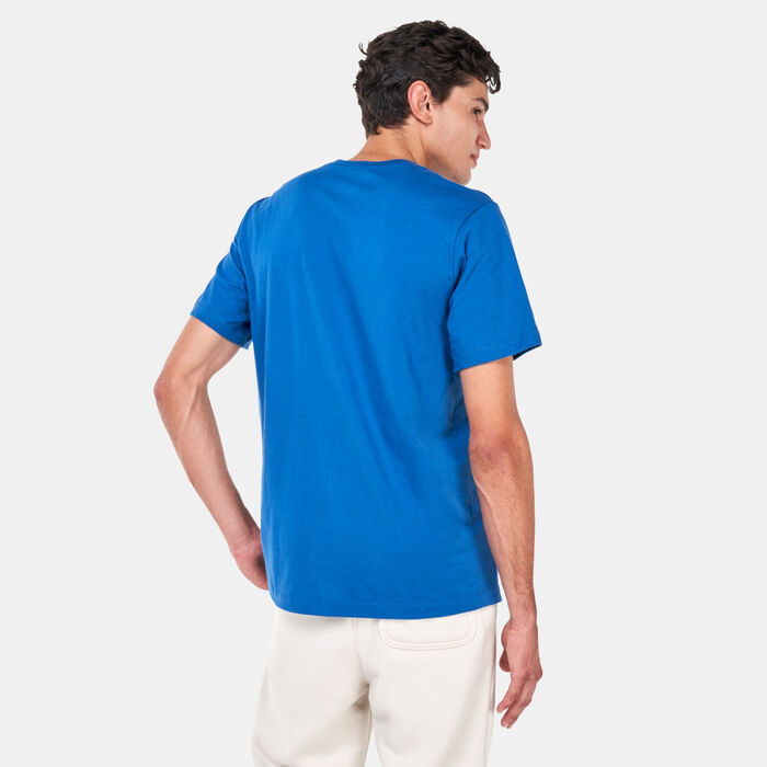 Jordan Men's Air Wordmark T-Shirt Blue Jordan Men's Air Wordmark T-Shirt Blue image number 1