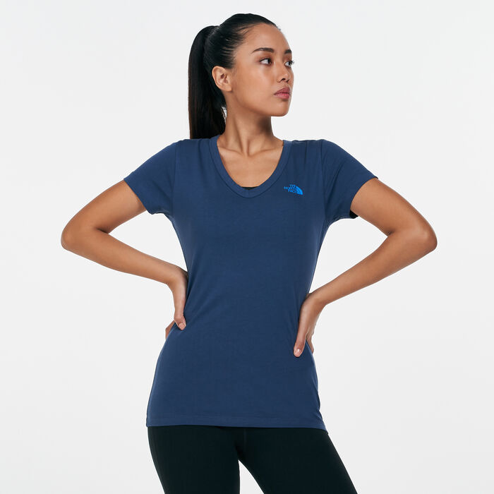 The North Face Women's Simple Dome T-Shirt Blue The North Face Women's Simple Dome T-Shirt Blue image number 0