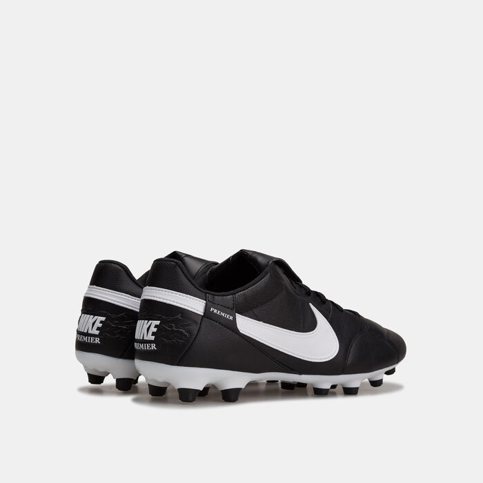 Nike Men's Premier 3 Firm-Ground Football Shoe Black image number 2