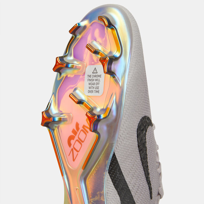 Nike Men's Mercurial Vapor 15 Elite AS Firm Ground Football Shoes Grey image number 4