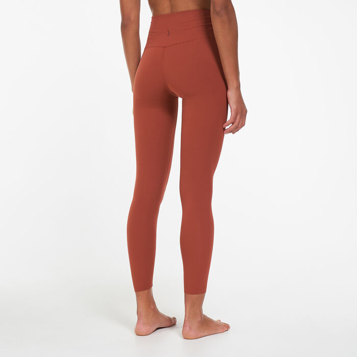 Nike Women's Yoga Luxe 7/8 Leggings Red image number 1