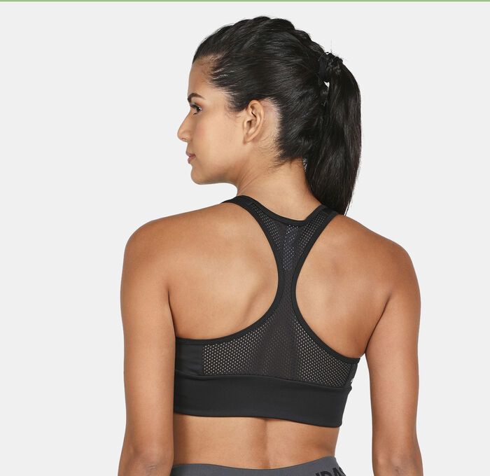 adidas Women's Aeroready Designed 2 Move Sports Bra Black adidas Women's Aeroready Designed 2 Move Sports Bra Black image number 1