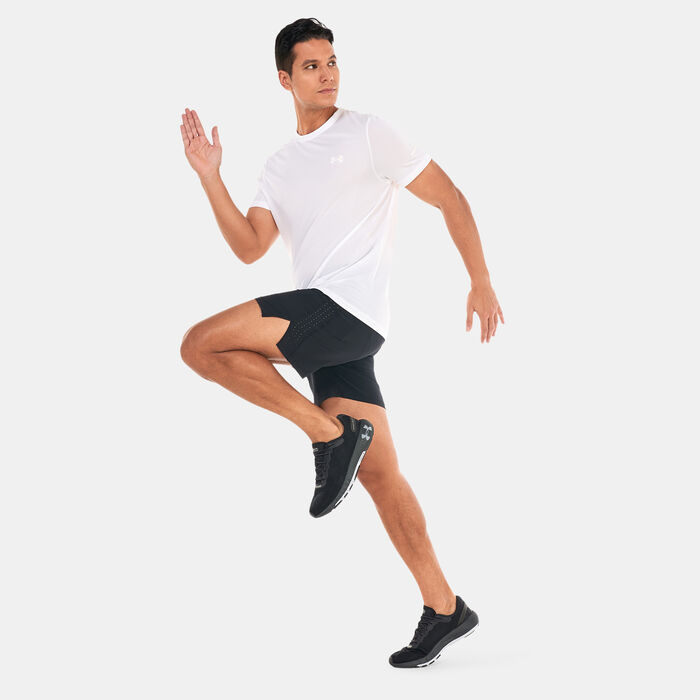 Under Armour Men's UA Seamless Stride T-Shirt White image number 2