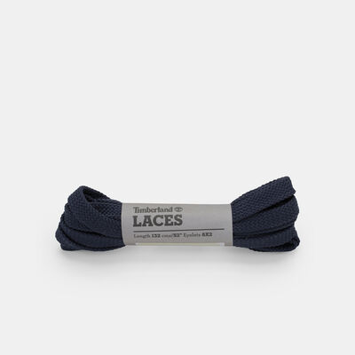 Timberland Flat Polyester 52-Inch Replacement Shoe Laces Blue