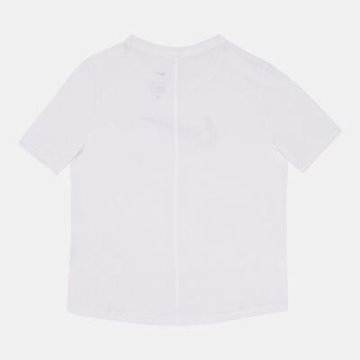 Nike Kids' Dri-FIT One Graphic T-Shirt White Nike Kids' Dri-FIT One Graphic T-Shirt White