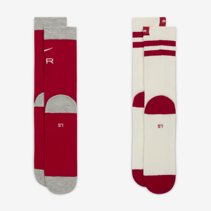 Nike Everyday Essentials Crew Socks (2 Pairs) Red Nike Everyday Essentials Crew Socks (2 Pairs) Red image number 2