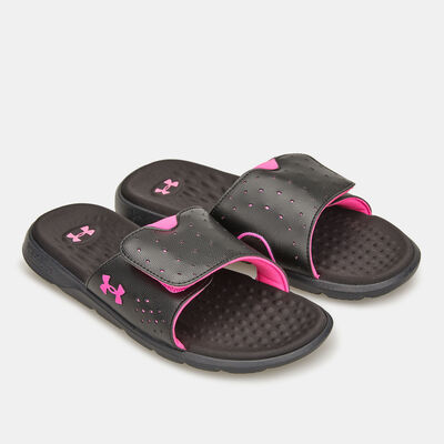 Under Armour Women's Ignite Pro Slides Black Under Armour Women's Ignite Pro Slides Black