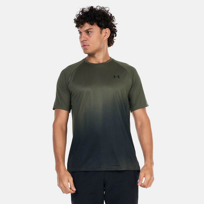 Under Armour Men's UA Tech™ Fade T-Shirt Green Under Armour Men's UA Tech™ Fade T-Shirt Green image number 0