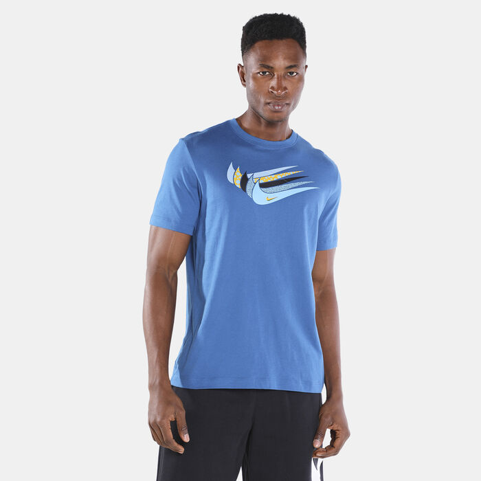 Nike Men's Sportswear Multi Swoosh T-Shirt Blue image number 0