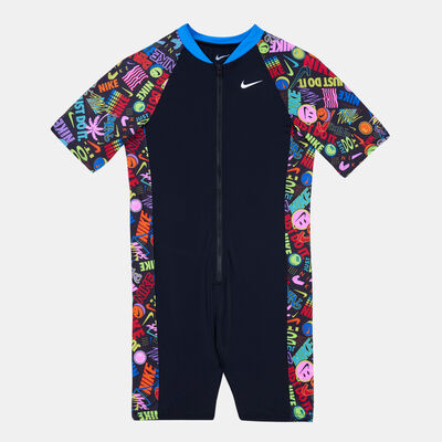Nike Swim Kids' Have A Day Zip Legsuit Black