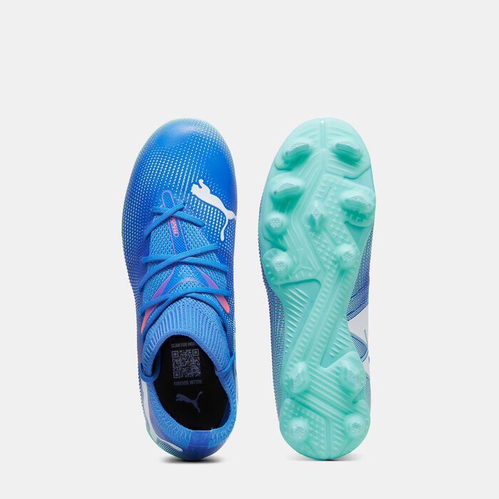 PUMA Kids' FUTURE 7 MATCH Firm Ground/Artificial Ground Football Shoes White PUMA Kids' FUTURE 7 MATCH Firm Ground/Artificial Ground Football Shoes White image number 3