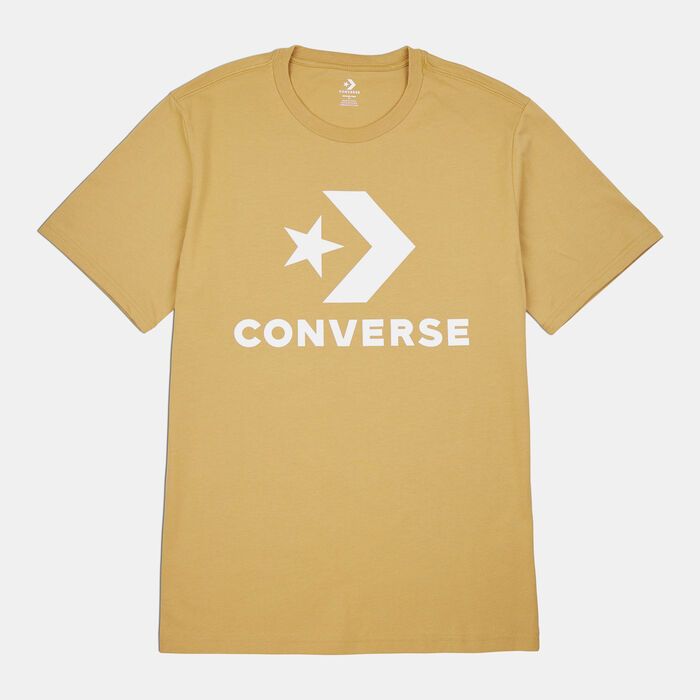 Converse Go-To Star Chevron Logo T-Shirt Brown Converse Go-To Star Chevron Logo T-Shirt Brown image number 0