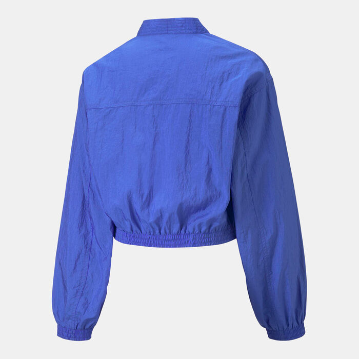 PUMA Women's Dare To Woven Jacket Blue PUMA Women's Dare To Woven Jacket Blue image number 2