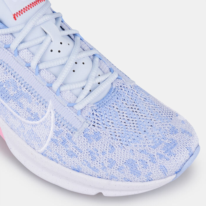Nike Women's SuperRep Go 3 Flyknit Next Nature Training Shoe Blue Nike Women's SuperRep Go 3 Flyknit Next Nature Training Shoe Blue image number 4