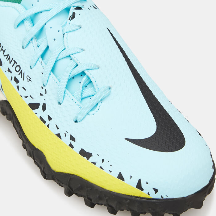 Nike Kids' Phantom GT2 Academy Turf Ground Football Shoe Blue Nike Kids' Phantom GT2 Academy Turf Ground Football Shoe Blue image number 4