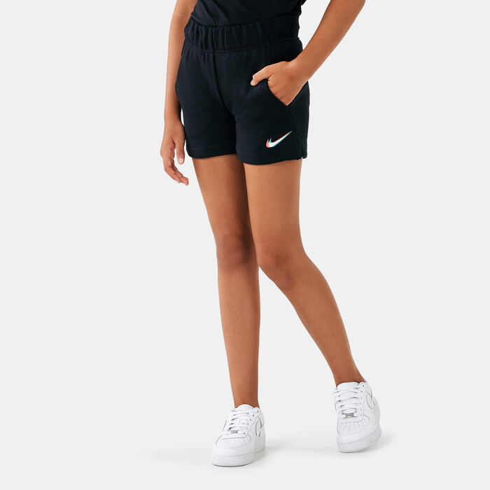 Nike Kids' Sportswear French Terry Shorts Black Nike Kids' Sportswear French Terry Shorts Black image number 0