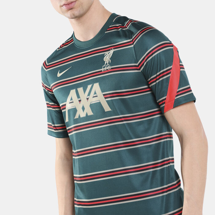 Nike Men's Liverpool F.C. Dri-FIT T-Shirt Green Nike Men's Liverpool F.C. Dri-FIT T-Shirt Green image number 3