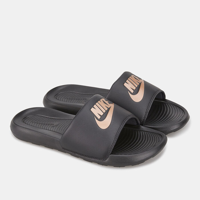 Nike Women's Victori Slides Black Nike Women's Victori Slides Black image number 0
