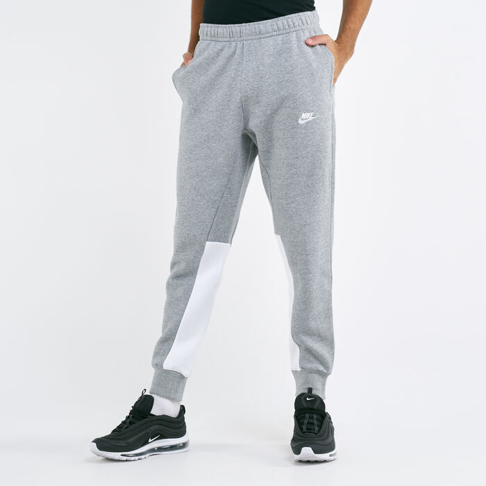 Nike Men's Sportswear Fleece Tracksuit Grey image number 2