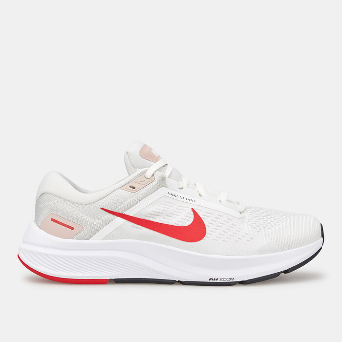 Nike Women's Air Zoom Structure 24 Shoe White Nike Women's Air Zoom Structure 24 Shoe White image number 0