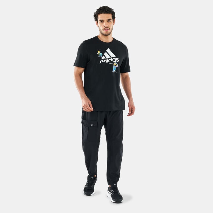 adidas Men's Sportswear Cargo Twill Pants Black adidas Men's Sportswear Cargo Twill Pants Black image number 2