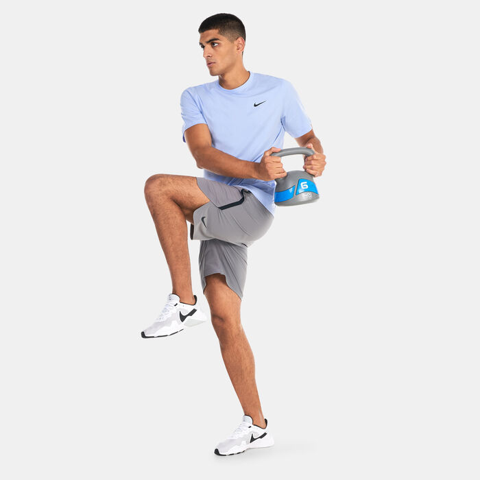 Nike Men's Dri-FIT Hyverse UV Training T-Shirt Blue Nike Men's Dri-FIT Hyverse UV Training T-Shirt Blue image number 2