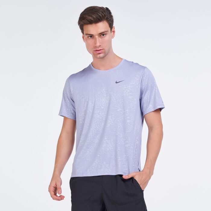 Nike Men's Miler Run Division T-Shirt Multi Nike Men's Miler Run Division T-Shirt Multi image number 0