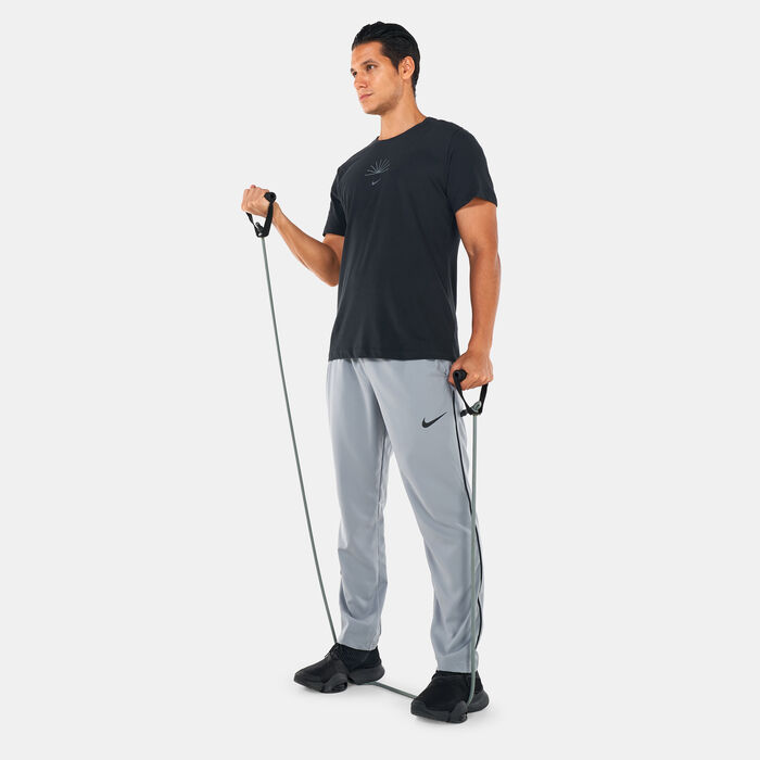 Nike Men's Dri-FIT Yoga 1 T-Shirt Black Nike Men's Dri-FIT Yoga 1 T-Shirt Black image number 2