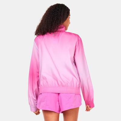 Nike Women's Swoosh Run Print Jacket Pink