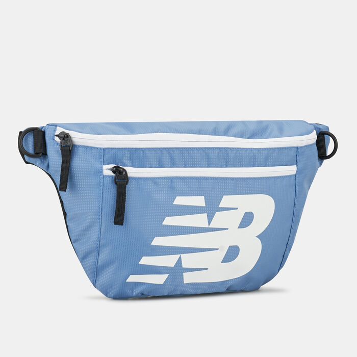 New Balance Opp Core Waist Pack Blue New Balance Opp Core Waist Pack Blue image number 2