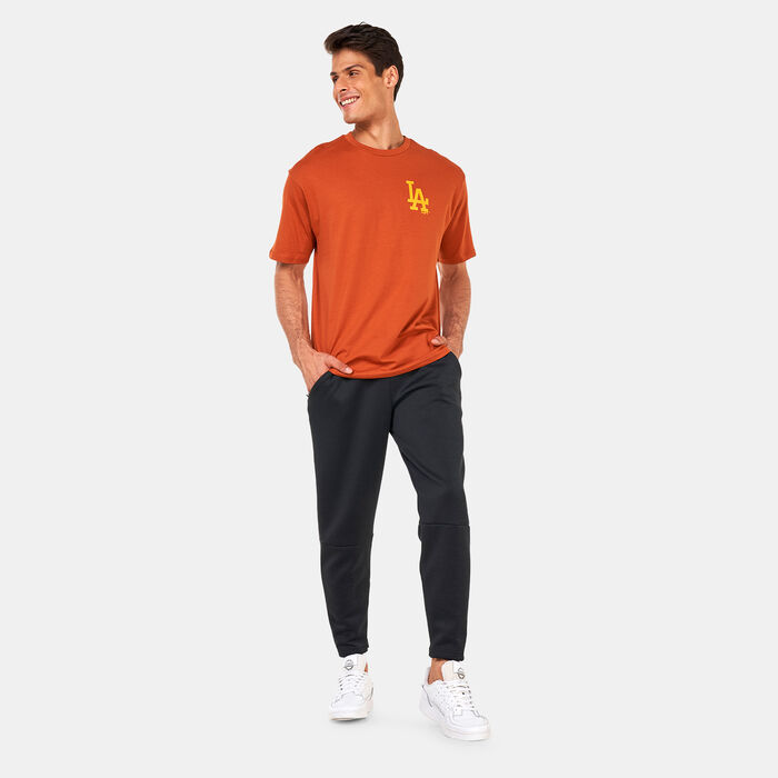 New Era League Essentials Los Angeles Dodgers Oversized T-Shirt Orange image number 2