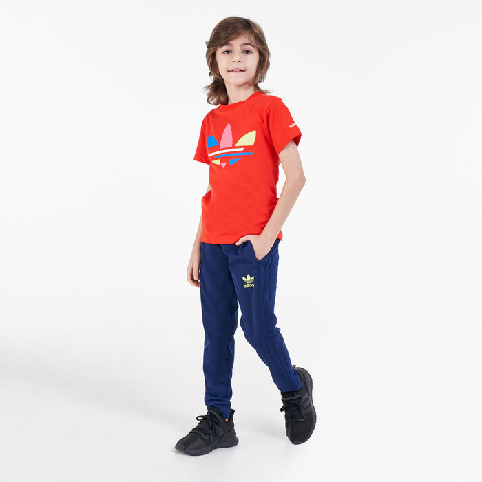 adidas Originals Kids' Adicolor T-Shirt Red adidas Originals Kids' Adicolor T-Shirt Red image number 2