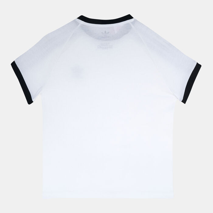 adidas Originals Kids’ Adicolor 3-Stripes T-Shirt White adidas Originals Kids’ Adicolor 3-Stripes T-Shirt White image number 1