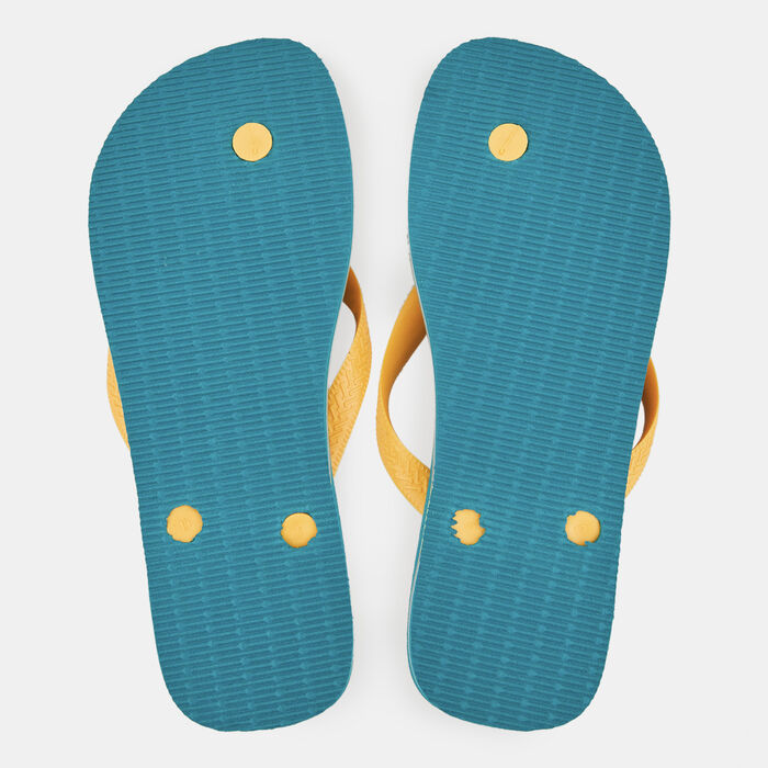 Havaianas Brasil Logo Flip Flops Green Havaianas Brasil Logo Flip Flops Green image number 1